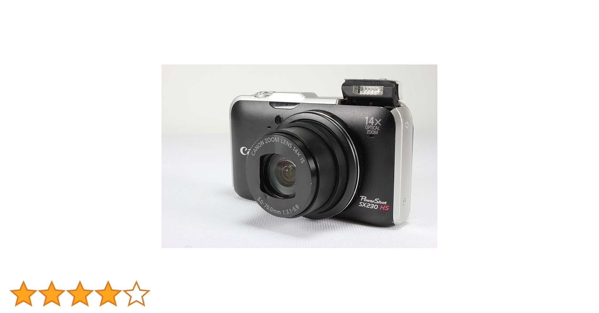 Canon PowerShot SX230HS 12MP Camera with 14x Optical Zoom